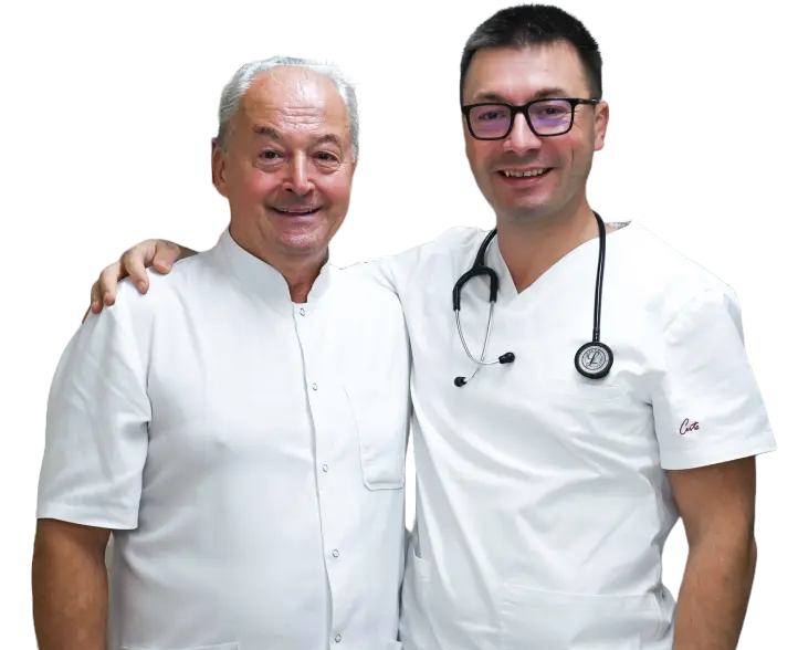 Dr Nehru Mačkić i dr Milan Gluhović